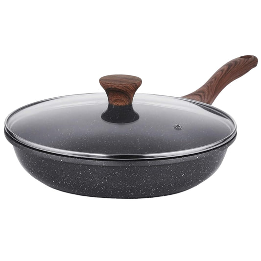 Nonstick Frying Pan Skillet with Lid